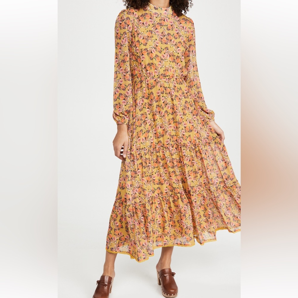 Shopbop Floral Midi Dress Lost + Wander
